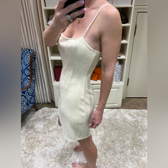 NWT SAYLOR Tirzah Sweater Dress in Ivory size medium - Picture 5 of 7